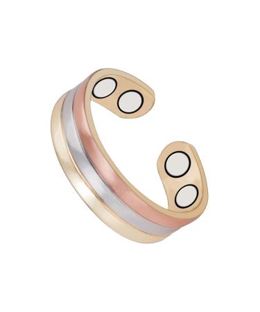 2.3 inch of large female magnetic ring 4 strong magnets can effectively relieve arthritis and migraines magnetic jewelry can lose weight with longer wear and can be set freely - Buy Online on GoSupps.com