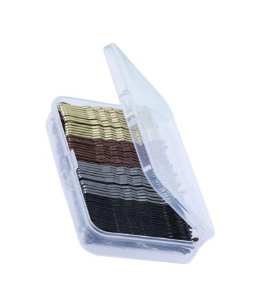 minkissy 1 Box Bang Clip Hair Accessories for Women Black Hair Clips Girls Hair Accessories Barrettes for Girls Hairdressing Clips Vintage Hair Accessories Metal Bride Steel Clip Boxed