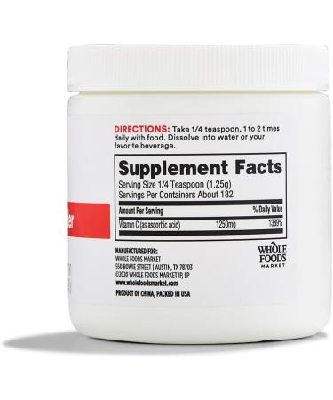 365 by Whole Foods Market Vitamin C High Potency Powder - 8 oz - Buy Online on GoSupps.com