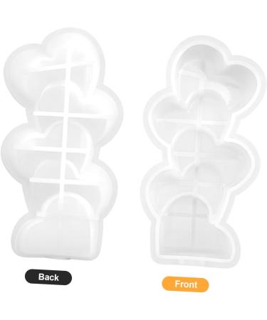 VILLCASE 12 Pcs 3D Candle Mold Chocolate Molds Mold for Chocolate Ornament Mold Silicone Molds DIY Silicone Soap Mold Candle Making Tools Love Baking Mold/Cake Mold Flower Candle As Shownx4pcs 13.00X6.00X3.00CMx4pcs - Buy Online on GoSupps.com
