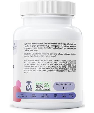 Olivit Sp z oo Osavi Lactoferine 200 mg 60 capsules - Buy Online on GoSupps.com