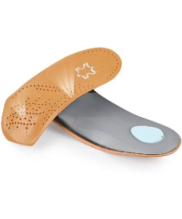 Buy Orthotic Insoles for Plantar Fasciitis - Arch Support Metatarsal Pad & Heel Cushion | Ultra Light Leather US Women 6.5-7.5 - Buy Online on GoSupps.com