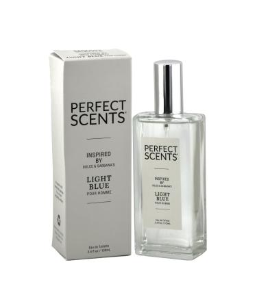 Perfect Scents Fragrances | Inspired by D&G s Light Blue pour Homme | Men s Eau de Toilette | Vegan Paraben Phthalate Free | Never Tested on Animals | 3.4 Fl Oz