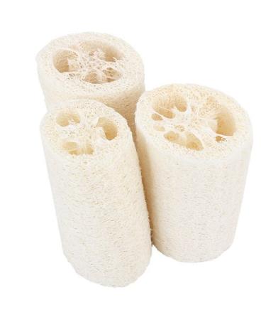 5x Demarkt Natural Loofah Luffa Cucumber Sponge - 10cm Natural Fiber Bath Sponge for Exfoliation | International Shipping Available - Buy Online on GoSupps.com