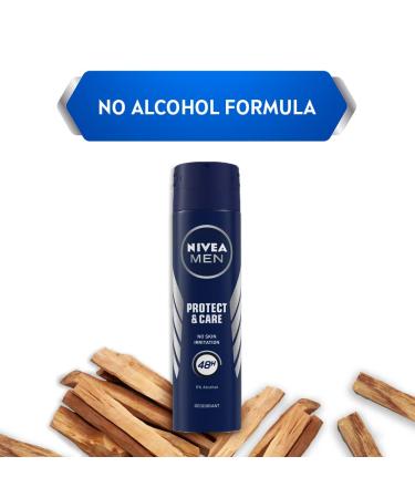 Nivea Men Protect & Care Deodorant 150 ml - Fresh | Buy Online | International Shipping Available - Buy Online on GoSupps.com
