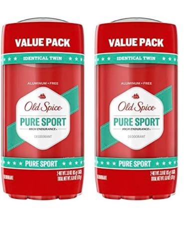 Old Spice Aluminum Free Deodorant for Men High Endurance Pure Sport Scent 3.0 oz (Pack of 4) Pure Sport 3 Ounce (Pack of 4) - Buy Online on GoSupps.com