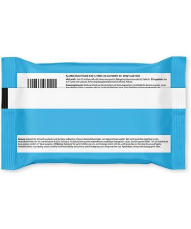 Buy Amazon All-Purpose Wet Wipes - Sea Fresh 80 Count (Pack of 6) | International Shipping Available - Buy Online on GoSupps.com