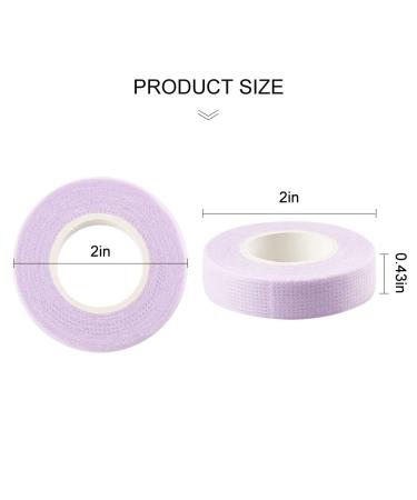 Buy Lunamoon 10 Rolls Eyelash Extension Tape - Purple Micropore Isolation Lash Tape for Perfect Extensions - Buy Online on GoSupps.com