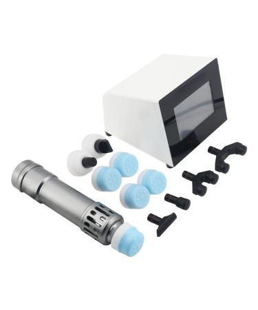 Shock wave physiotherapy device 250mj shock wave chiropractic 2 in 1 shoulder pain relief shock wave-physiotherapy massage massage dark silver silver dark silver