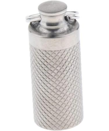 Portable Titanium Pill Tank - Waterproof Keychain Pill Holder for Travel & Outdoor Sports - Buy Online on GoSupps.com