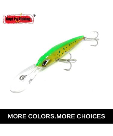 Capt Jay Deep Diving Swimbait Sinking Minnow Lure - 180mm Saltwater Trolling Lure for Mahi Mahi - Buy Online on GoSupps.com