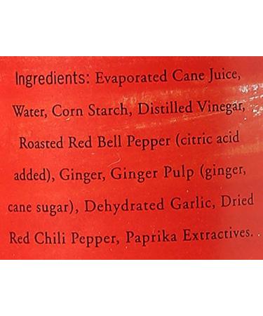 Ginger Sweet Chili Sauce - Organic Sweet and Spicy Dip Cooking Sauce | Natural Taste of Ginger, Chili, and Red Pepper | 12.7 oz - Buy Online on GoSupps.com