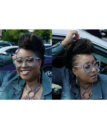 100 Classic Floral Oversized Cat Eye Blue Light Glasses for Women - Anti-Glare Reading Glasses - 3-Pack Spring Hinges - Stylish 3.0x Magnification - Buy Online on GoSupps.com
