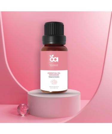 Egyptian Geranium Essential Oil by Organic Alley | 100% Pure Undiluted & Natural Pelargonium Graveolens Essential Oil | Non-GMO for Hormonal Balance Skin Mood & Pleasant Scent (0.33 Fl Oz) - Buy Online on GoSupps.com