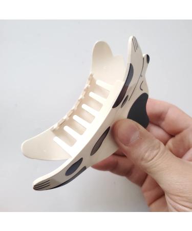 Spotted Dog Hair Claw Clips for Girls and Women - Set of 2 | Acetate Hair Accessories - Buy Online on GoSupps.com