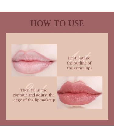 KISSIO Creamy Lip Liner Pencil | Long Lasting Matte Lip Liner (03#Whisper) | Non-Dry & Easy to Use | Cruelty-Free | 0.02 oz - Buy Online on GoSupps.com