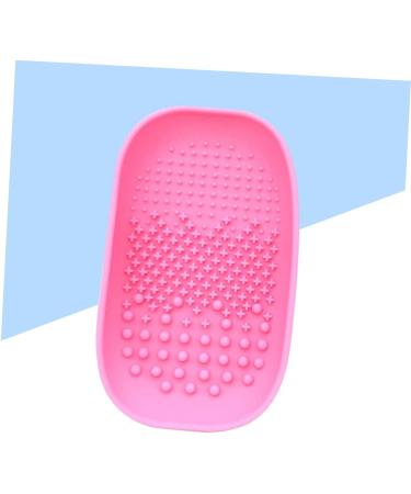 Ipetboom 1pc Portable Makeup Brush Cleaner Makeup Brush Cleaning Pad Paint Brush Cleaner Makeup Brush Wash Mat Makeup Brush Scrubber Brush Scrub Board Tools Brush Pad Pink Make up - Buy Online on GoSupps.com