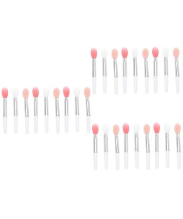 minkissy 27 Pcs Lip Brush Lip Wands Eyeliner Applicator Wands Lip Gloss Brush Applicator Lip Gloss Applicator Brush Lipstick Lip Lip Balm Applicator Sequins Cosmetic