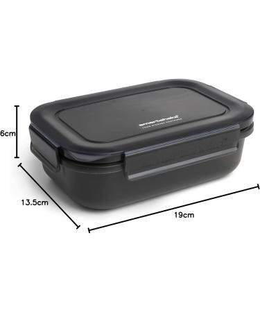 SmartShake Food Storage Container Black - 800 ml. Noir 800ml - Buy Online on GoSupps.com