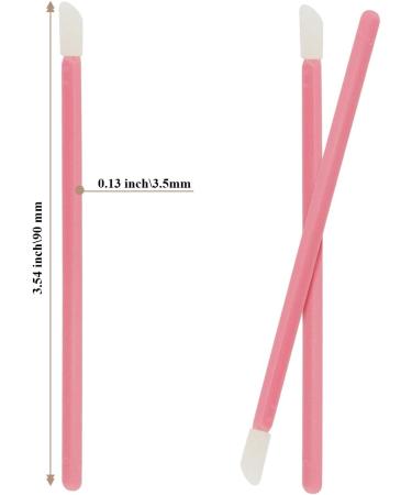 JIAYUET 600 PCS Pink Lip Gloss Brushes Lip Applicator Wands Pink Lipstick Brushes for Concealer Make Up - Buy Online on GoSupps.com