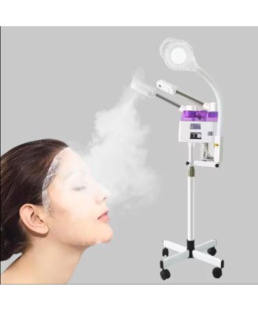 RNQZ Steamer Professional 3 in 1 Face Steamer with 5X Magnifying Lamp Hot/Cold Mist Function Upgraded Esthetician Steamer Kit for Home Spa Beauty