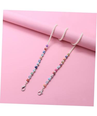 FOMIYES 2pcs Anti-Drop Chain for Glasses | Stylish Reading Glasses Accessory with Artificial Pearl | International Shipping Available - Buy Online on GoSupps.com