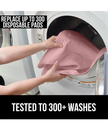 Washable Bed Pad for Incontinence Protection - 52x34 Size, Leak Proof, Slip Resistant - Absorbs 8 Cups - Soft Mattress Protector for Adults, Elderly, Kids - Pink - Pack of 1 - Buy Online on GoSupps.com