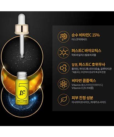 First 5 Serum Pure Vitamin C15%: Including Pure Vitamin C 15%+First C Biotics+ Madecasocide. Brightening Wrinkle Improving Skin Care - Buy Online on GoSupps.com