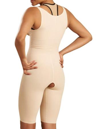XS Beige MARENA Recovery Knee-Length Compression Girdle with High-Back - X-Small - Buy Online on GoSupps.com