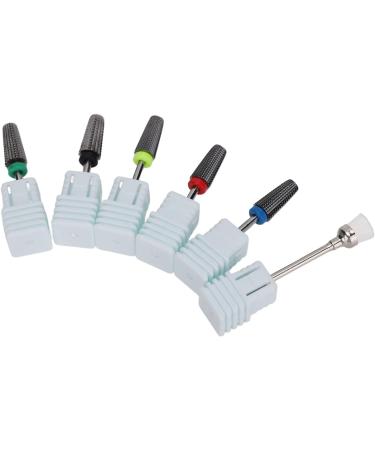 Nail Drill Bit Multifunctional Nail Drill Bit Set Nail Drill Bits Multifunctional Nail Drill Bits Tungsten Steel 5 in 1 Nail Polishing Grinding Head Manicure Tool (Stainless Stainless Steel Color - Buy Online on GoSupps.com