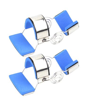 VILLCASE 2pcs finger mobilizer tools Finger Strengthener Finger Support Brace finger joint protectors Corrector for Finger Wrist Forearm Trainer Finger Straightener Metal enhancer thumb