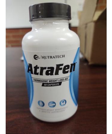 Nutratech Atrafen Powerful Fat Burner and Appetite Suppressant - Fast Weight Loss for Women and Men - 60 Count - Buy Online on GoSupps.com