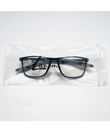 Lanomi Self-Tinting Sunshine Blue Light Filter Sunglasses for Men & Women - UV400 Photochromic Reading Glasses +1.0 to +4.0 - Flexible Gray Frame with Orange Arms - Buy Online on GoSupps.com