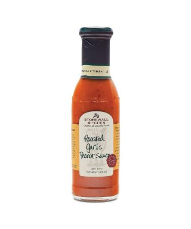 Stonewall Kitchen Roasted Garlic Peanut Sauce, 11 Ounce Roasted Garlic Peanut 11 Fl Oz (Pack of 1) - Buy Online on GoSupps.com