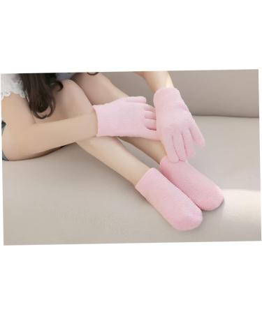 POPETPOP 1 Pair Invisible Socks Womens Socks Non Skid Socks Thick Socks Lotion Socks Silk Socks Slipper Socks Foot moisturising Socks Features Socks for Women Toe Socks Miss Heel Non-Slip 22.5*8cm - Buy Online on GoSupps.com