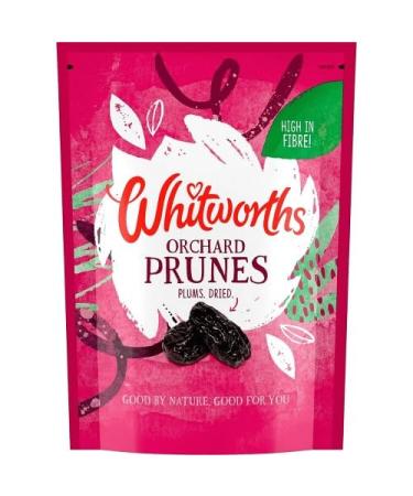 Generic Whitworths | Prunes 190g | Partially Rehydrated Prunes | Plums Dried | High in Fibre! | Suitable for Vegans