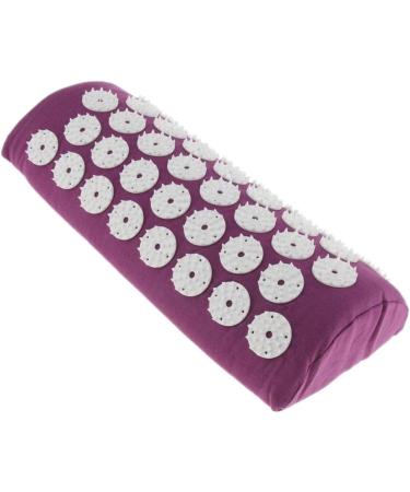 Cuticate Acupressure Pillow - Acupuncture Massage Neck Roll & Relaxation Pillow - Purple for Ultimate Comfort - Buy Online on GoSupps.com