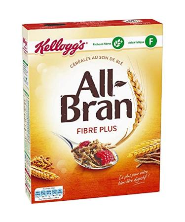 Kellogg s All Bran Fibre Plus 500g (lot de 3)