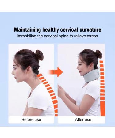 Neck Support Collar Adjustable Neck Support Brace Neck Brace for Neck Relief Neck Wraps Keep Vertebrae Stable and Aligned Relieves Neck Pain and Spine Pressure - Buy Online on GoSupps.com