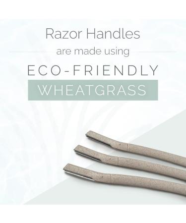 Wildpier Beauty Dermaplaning Tool Razors - Plant Based Facial Hair Removal for Women - Buy Online on GoSupps.com