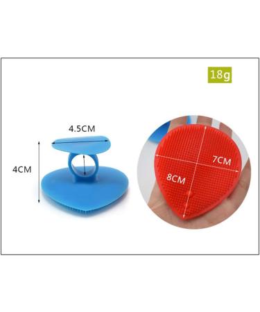 4pcs Face Massager Brush Face Scrub Silicone Face Cleaning Pads Facial Scrubber Cleansing Brush Soft - Buy Online on GoSupps.com