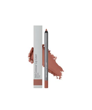 G n rique Lip Pencil Contour 360 Brown Long Lasting Waterproof Transfer-Resistant Sharpening Lip Liner Pencil Durable Hold
