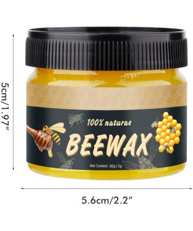 LUXIAO Beeswax Furniture Polish Bees Wax Wood Cleaner Furniture Polish and Wood Seasoning Bees Wax Furniture Polish Conditioner for Wood Doors Tables Floor Chairs Cabinets 80g - Buy Online on GoSupps.com