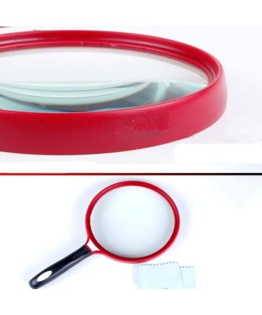 Magnifying Glasses Vision aids Large Magnifying Glass 10x Handheld HD Glass 130mm Best Jumbo Size for Elderly Reading Books Newspapers Maps Coins Jewellery Crafts Lightweight Easy for Elders to Use - Buy Online on GoSupps.com