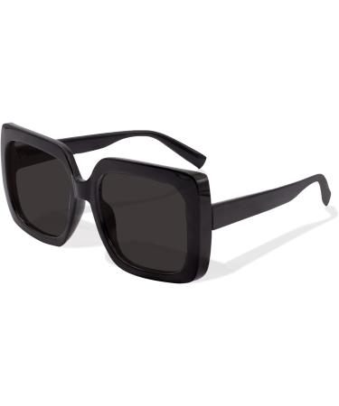 OCCI CHIARI Oversized Reader Sunglasses for Women - Black Reading Glasses 1.0 to 3.5 - Stylish & Comfortable - Shop Internationally - Buy Online on GoSupps.com