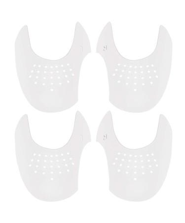 Jdomall 4 pairs anti-fold shoes protection prevent sneaker shoe kink protection for men and women women UE 35-40 white/opulent garden