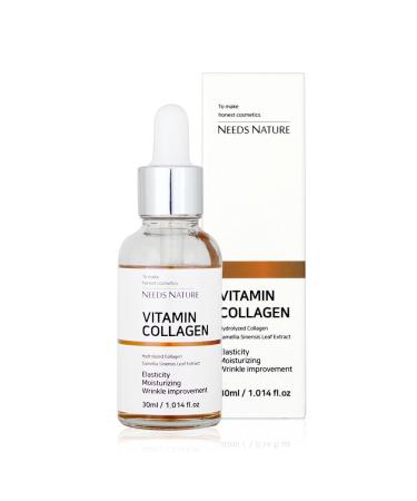 NEEDS NATURE VITAMIN COLLAGEN SERUM 1.01fl.oz/30ml(Vitamin 15%+Collagen 10%)