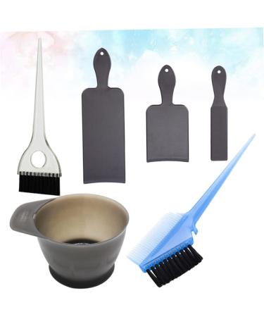 DOITOOL 1 Set Hair Dye Brush Comb Hair Color Dye Brush Hair Tinting Bowl Salon Hair Color Kit Hair Dye Comb Hair Dye Bleach Kit Mesh Make up Bag Hair Color Paddle Tool Thicken - Buy Online on GoSupps.com