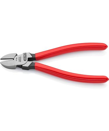 Knipex Diagonal Cutter black atramentized plastic coated 160 mm (self-service card/blister) 70 01 160 SB Grips Plastic Coated Red 160 mm atramentized on self-service card - Buy Online on GoSupps.com