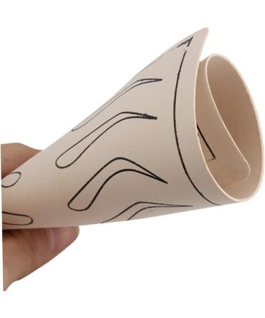 Beavorty 18 Sheets Eyebrow Microblading Skin Vehicle Grab Handles Eyebrow Training Skin Practice Skin - Buy Online on GoSupps.com